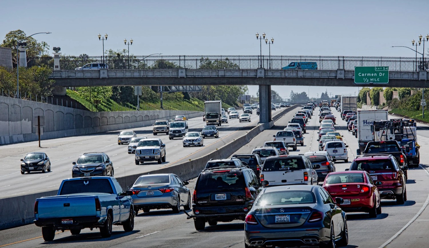 The 101 freeway through Ventura County